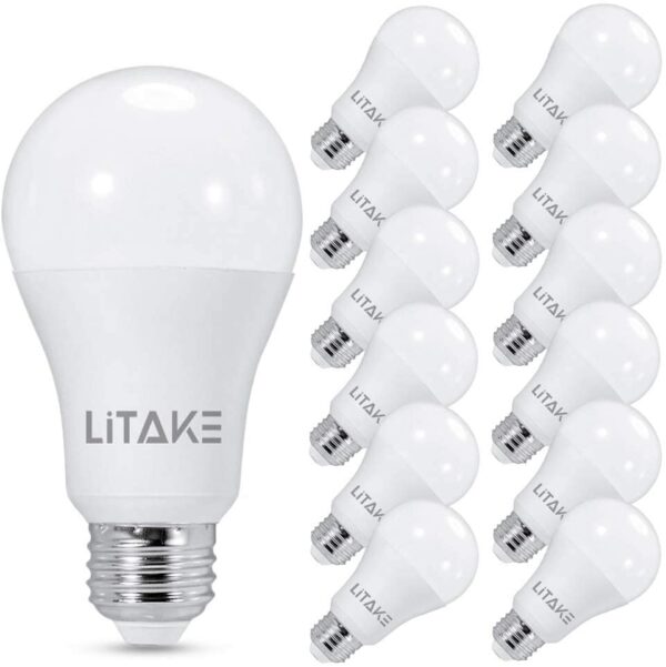 Litake(リテーク) 12個セット LED電球 E26 15W 120W形相当 1600lm 昼白色 一般電球形 広配光 非調光
