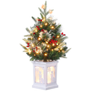 Litake クリスマスツリー おしゃれ 60cm 卓上 ミニツリー 足元 LEDライト 8点灯パターン クリスマス雑貨