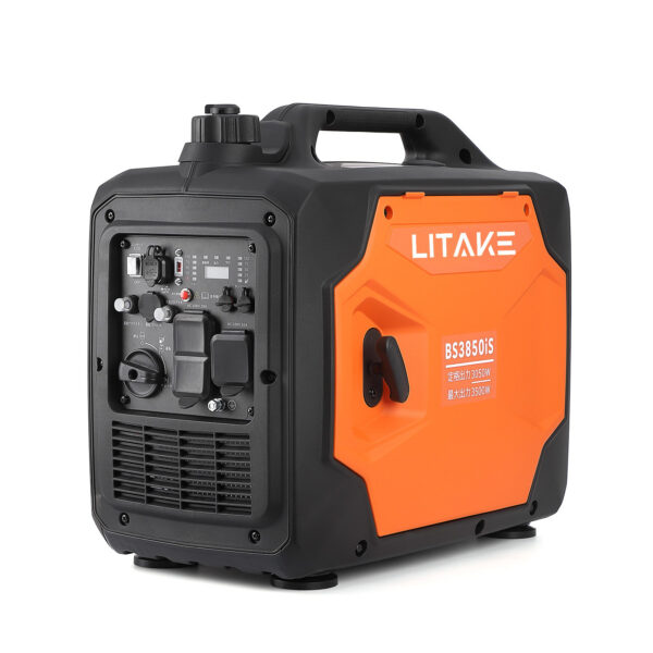 Litake  発電機 インバーター 発電機 最大出力3500W ガソリン発電機 家庭用発電機 非常用電源 ポータブル発電機