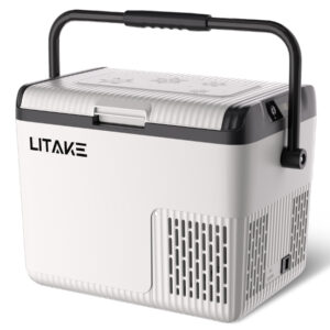 Litake  ポータブル冷蔵庫 車載冷蔵庫 18L ポータブル冷蔵庫 車載用冷蔵庫 -20℃ DC12V/24V  LZ-G18