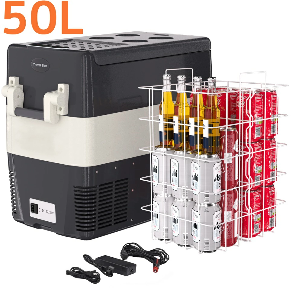 車載冷蔵庫 30L/40L/50L コンプレッサー式 ポータブル冷蔵庫 AC/DC -20〜20° 急速冷凍 静音 3WAY電源対応 - 画像 (13)